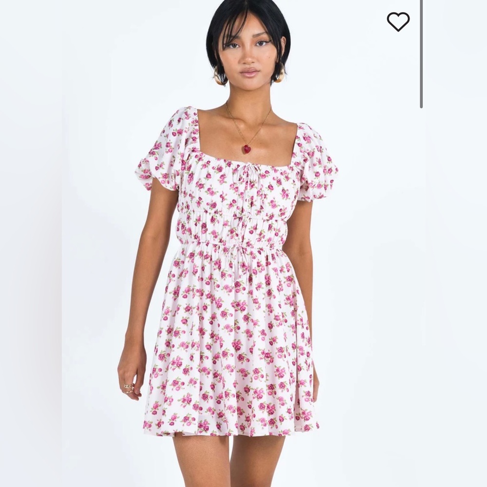 NWT Princess Polly Kenny Mini Dress Pink Floral